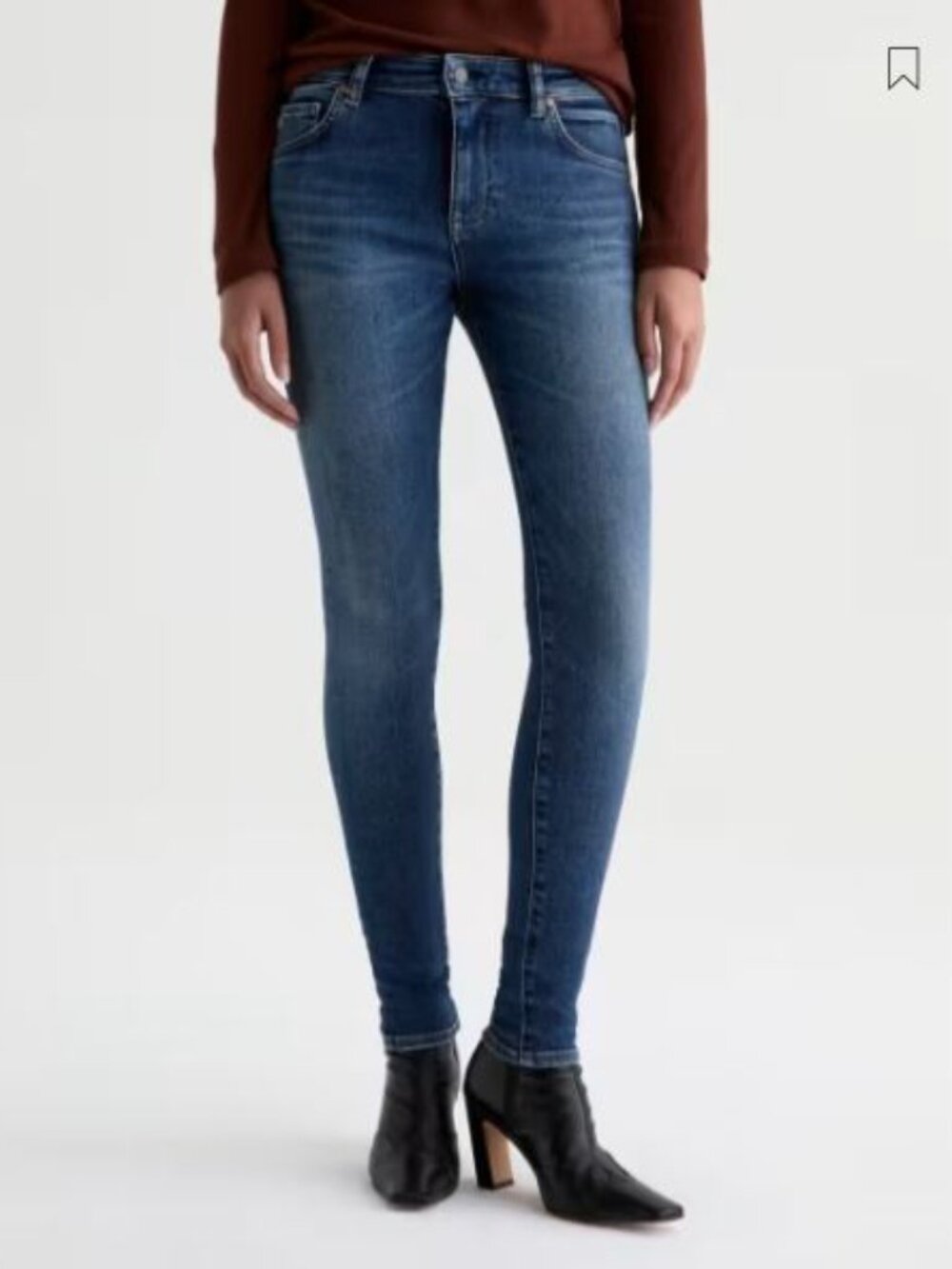AG Adriano Goldschmied Farrah Skinny Dark Blue Jeans 31R